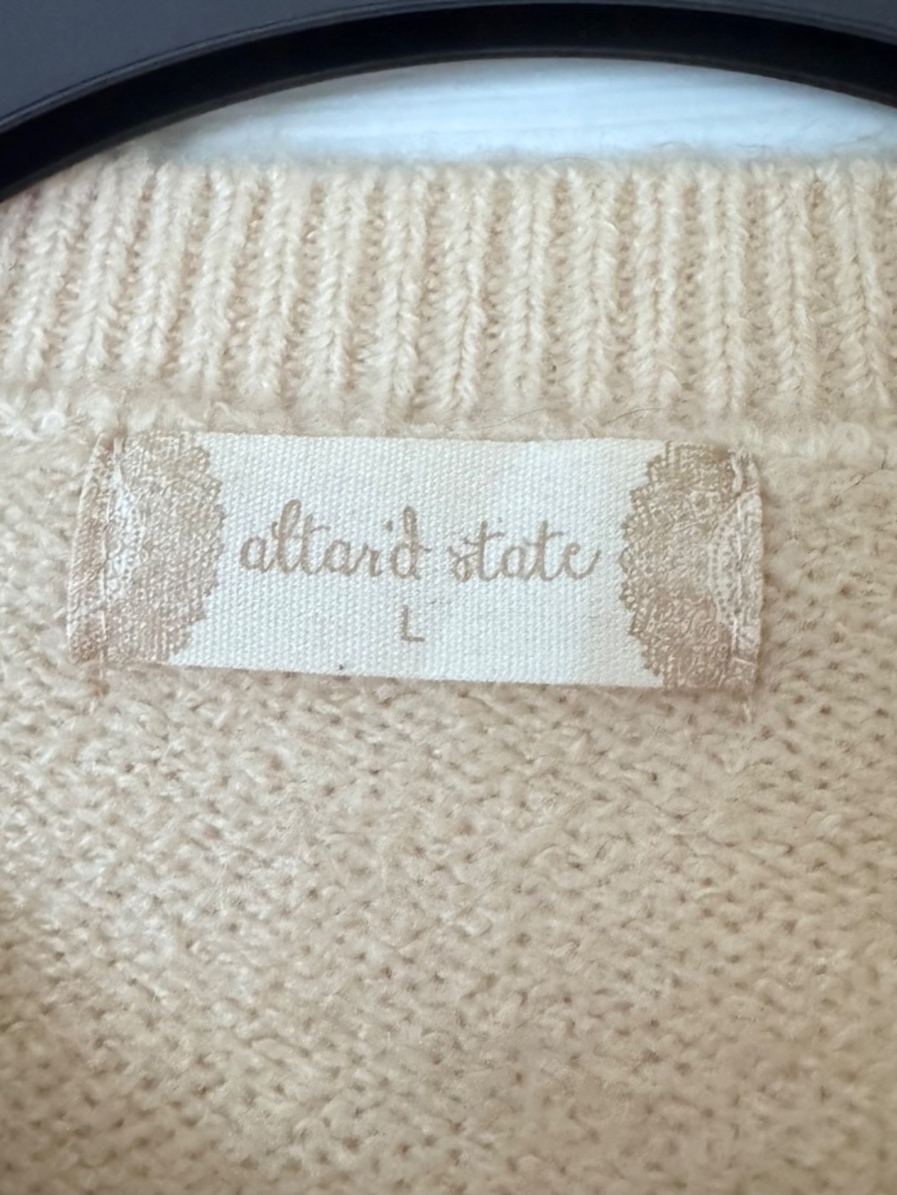 Altar’d State Retro Floral Sweater – Size Large - Picture 4 of 8